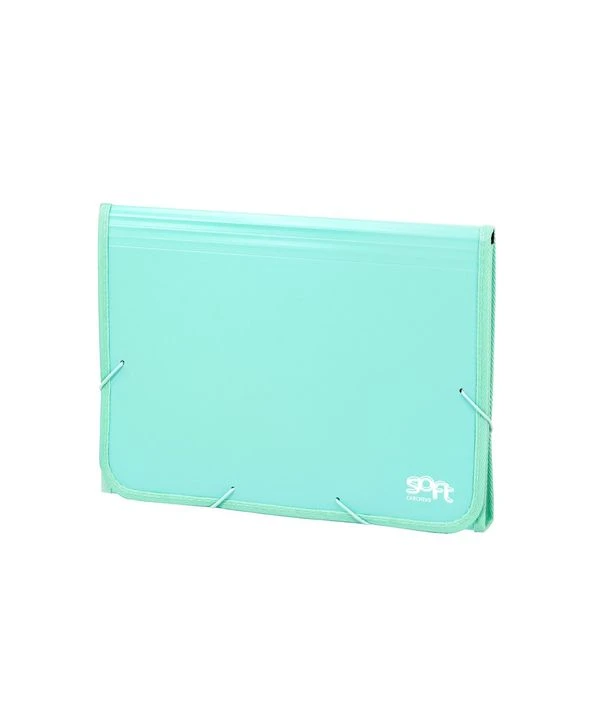 ACORDEON POLIPROPILENO SOFT FOLIO 13 DEPARTAMENTOS RIBETE GOMA MENTA CARCHIVO 19260017 2 ACORDEON POLIPROPILENO SOFT FOLIO 13 DEPARTAMENTOS RIBETE GOMA MENTA CARCHIVO 19260017 - Imagen 2