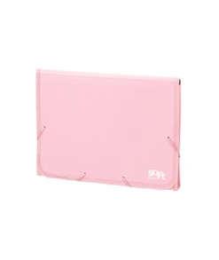 ACORDEON POLIPROPILENO SOFT FOLIO 13 DEPARTAMENTOS RIBETE GOMA ROSA CARCHIVO 19260025