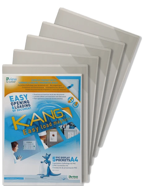 PACK DE 5 FUNDA MAGNETICA KANG EASY LOAD A4 TARIFOLD 194690 1 PACK DE 5 FUNDA MAGNETICA KANG EASY LOAD A4 TARIFOLD 194690
