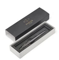 BOLIGRAFO RETRACTIL JOTTER PREMIUM DE OXFORD GRIS CON PATRON DE RAYAS Y RIBETE CROMADO PUNTO MEDIO TINTA AZUL PARKER 1953199 6 BOLIGRAFO RETRACTIL JOTTER PREMIUM DE OXFORD GRIS CON PATRON DE RAYAS Y RIBETE CROMADO PUNTO MEDIO TINTA AZUL PARKER 1953199 -tienda EPSON 1953199 pic 2