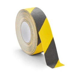Alternative view of ROLLO CINTA DE SEGURIDAD ADHESIVA ANTIDESLIZANTE 50MMX18.3METROS NEGRO AMARILLO TARIFOLD 197604