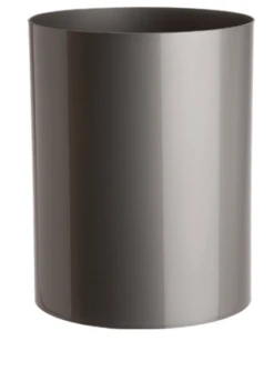 PAPELERA ECOGREEN ALTO BRILLO 100 RECICLADO Y RECICLABLE GRIS 18 LITROS 260X335 MM ARCHIVO 2000 2000 GS