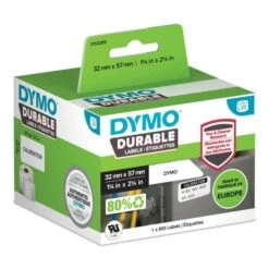 Alternative view of ROLLO 800 ETIQUETAS PLASTICAS LW DURABLE 57MM X 32MM DYMO 2112289