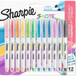 SNOTE MARCADORES BLISTER 12 UNIDADES COLORES SURTIDOS SHARPIE 2138233