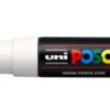ROTULADOR NO PERMANENTE 4.5-5.5MM. PC-7M BLANCO UNI-BALL 228254000