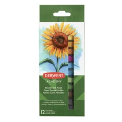 PACK DE 12 BARRAS COLOR PASTEL SUAVE COLORES SURTIDOS DERWENT 2302397