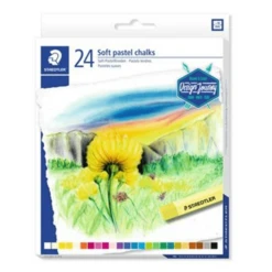 ESTUCHE DE CARTON CON 24 PASTELES. COLORES SURTIDOS STAEDTLER 2430 C24