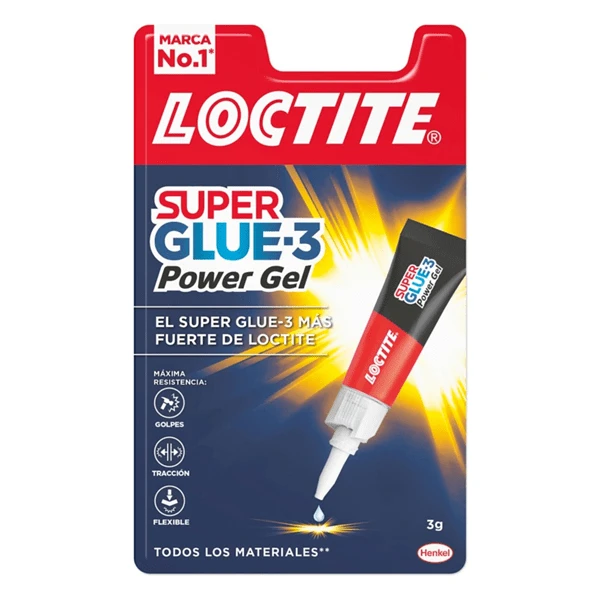 ADHESIVO INSTANTANEO SUPER GLUE-3GR. POWER GEL LOCTITE 2640067 1 ADHESIVO INSTANTANEO SUPER GLUE-3GR. POWER GEL LOCTITE 2640067