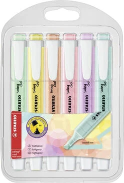 Alternative view of ESTUCHE PLASTICO SWING COOL PASTEL 6 UNIDADES SURTIDAS TRAZO 1 4MM. STABILO 275 6-08
