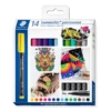 ESTUCHE 14 UDS LUMOCOLOR PERMANENT 317 STAEDTLER 317 C14