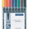 ESTUCHE 8 MARCADORES LUMOCOLOR PERMANENTE PUNTA MEDIA 1MM. SURTIDOS STAEDTLER 317 WP8