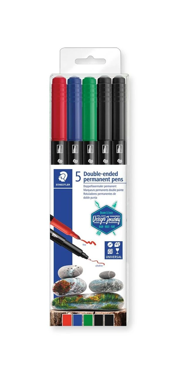 ESTUCHE DE PLASTICO CON 5 ROTULADORES. COLORES SURTIDOS STAEDTLER 3187 TB5 2 ESTUCHE DE PLASTICO CON 5 ROTULADORES. COLORES SURTIDOS STAEDTLER 3187 TB5 - Imagen 2