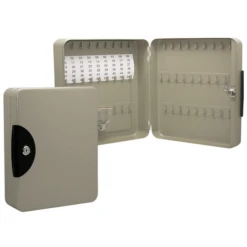 CAJA GUARDALLAVES METALICA 54 LLAVES EN COLOR GRIS BISMARK 319902