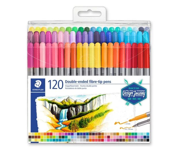 ESTUCHE DE PLASTICO CON 120 ROTULADORES. COLORES SURTIDOS STAEDTLER 3200 TB120 2 ESTUCHE DE PLASTICO CON 120 ROTULADORES. COLORES SURTIDOS STAEDTLER 3200 TB120 - Imagen 2