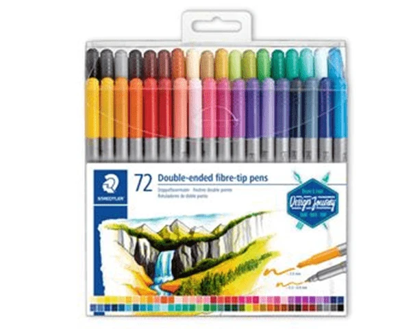 ESTUCHE DE PLASTICO CON 72 ROTULADORES. COLORES SURTIDOS STAEDTLER 3200 TB72 1 ESTUCHE DE PLASTICO CON 72 ROTULADORES. COLORES SURTIDOS STAEDTLER 3200 TB72