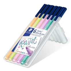 ESTUCHE 6 PZASTRIPLUS COLOR 323. SURT. NEON STAEDTLER 323SB6CS01