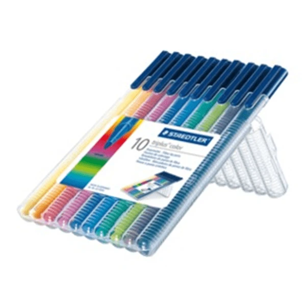 ESTUCHE 10 PZASTRIPLUS COLOR 323. SURT. STAEDTLER 323 SB10 1 ESTUCHE 10 PZASTRIPLUS COLOR 323. SURT. STAEDTLER 323 SB10