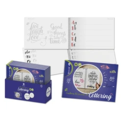CUADERNO LETTERING A4-32 HOJAS CON ESPIRAL BISMARK 328440