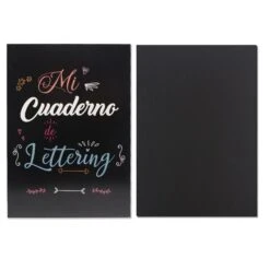 CUADERNO A4 LETTERING 50 HOJAS NEGRAS 80 GRMS BISMARK 328629 -tienda EPSON 328629 pic 2
