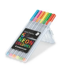 ESTUCHE 6 PZASTRIPLUS FINELINER 334. SURT. NEON STAEDTLER 334 SB6CS3