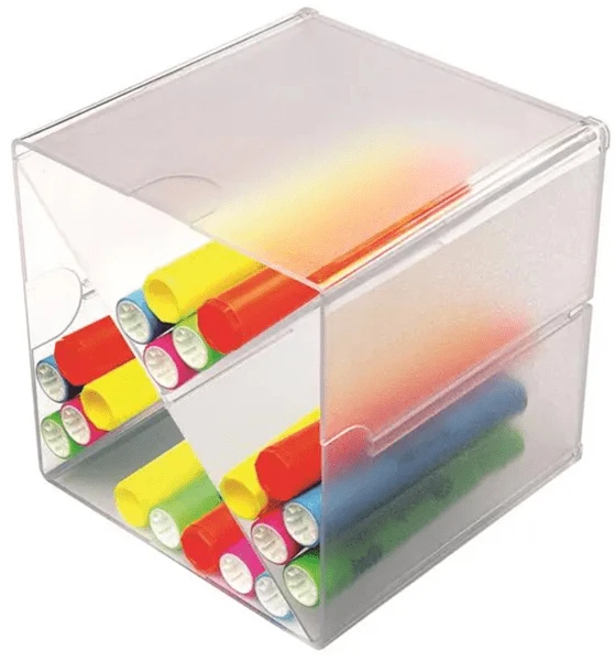 ORGANIZADOR MODULAR CON DIVISOR EN ASPA TRANSPARENTE DEFLECTO 350201 1 ORGANIZADOR MODULAR CON DIVISOR EN ASPA TRANSPARENTE DEFLECTO 350201