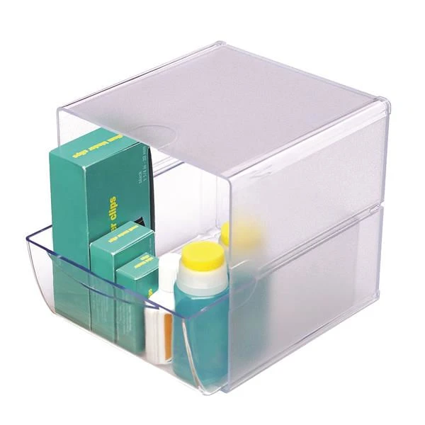 ORGANIZADOR MODULAR CON UN CAJON DE 16.5X14.5X7 CM TRANSPARENTE DEFLECTO 350801 3 ORGANIZADOR MODULAR CON UN CAJON DE 16.5X14.5X7 CM TRANSPARENTE DEFLECTO 350801 - Imagen 3