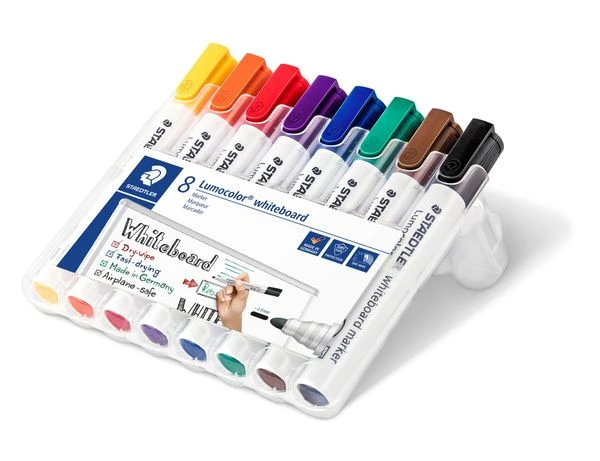 ESTUCHE 8 PZAS LUMOCOLOR WHITEBOARD MARKER 351. SURT. STAEDTLER 351 WP8 2 ESTUCHE 8 PZAS LUMOCOLOR WHITEBOARD MARKER 351. SURT. STAEDTLER 351 WP8 - Imagen 2