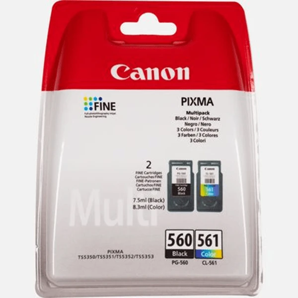 CARTUCHO CANON MULTIPACK PG-560 CL-561 BL SEC 1 CARTUCHO CANON MULTIPACK PG-560 CL-561 BL SEC