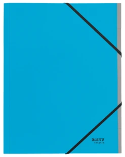 CARPETA CLASIFICADORA DE CARTON 6 POSICIONES A4 RECYCLE 100 AZUL LEITZ 39140035