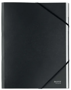 CARPETA CLASIFICADORA DE CARTON 6 POSICIONES A4 RECYCLE 100 NEGRO LEITZ 39140095