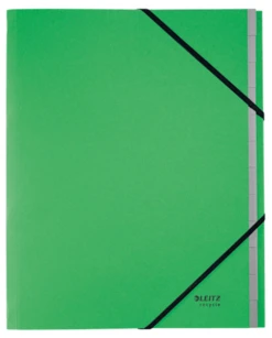 CARPETA CLASIFICADORA DE CARTON 12 POSICIONES A4 RECYCLE 100 VERDE LEITZ 39150055