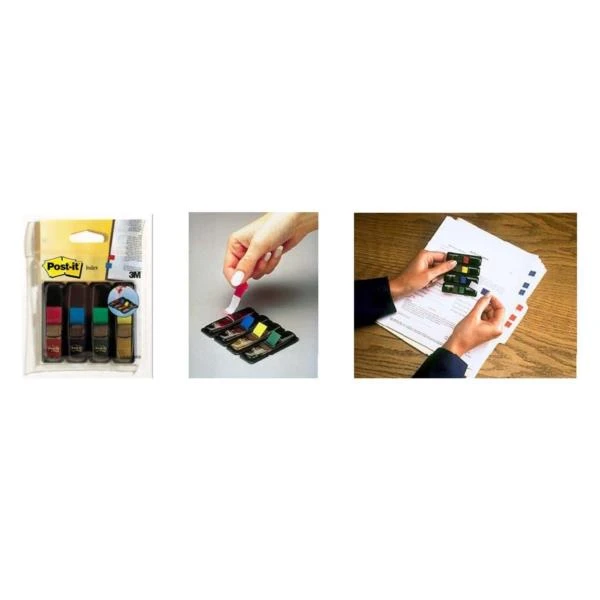 PACK 6 DISPENSADORES 4 COLORES INDEX PEQUENO 12X43.1 POST-IT 3M6834 2 PACK 6 DISPENSADORES 4 COLORES INDEX PEQUENO 12X43.1 POST-IT 3M6834 - Imagen 2