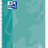 CUADERNO EUROPEANBOOK 1 TAPA EXTRADURA A4 80 HOJAS 5X5 COLOR ICE MINT OXFORD 400040983