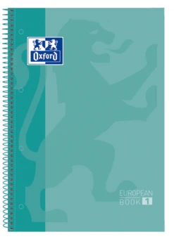 CUADERNO EUROPEANBOOK 1 TAPA EXTRADURA A4 80 HOJAS 5X5 COLOR ICE MINT OXFORD 400040983