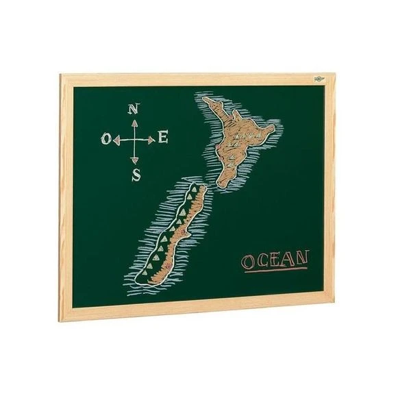 PIZARRA SUPERFICIE VERDE LACADA PARA TIZA MARCO MELAMINA 80X120 CM. FAIBO 403-2IND 2 PIZARRA SUPERFICIE VERDE LACADA PARA TIZA MARCO MELAMINA 80X120 CM. FAIBO 403-2IND - Imagen 2