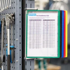 EXPOSITOR DE PARED PARA CATALOGOS CON 10 FUNDAS A4 COLOR SURTIDO TARIFOLD 414109 6 EXPOSITOR DE PARED PARA CATALOGOS CON 10 FUNDAS A4 COLOR SURTIDO TARIFOLD 414109 -tienda EPSON 414109 pic 2