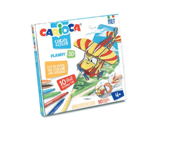 SET CREATE-COLOR JET JUNIOR 3D CARIOCA 42904 1 SET CREATE-COLOR JET JUNIOR 3D CARIOCA 42904