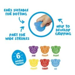 ESTUCHE CERAS BABY TEDDY CRAYONS 1 PLASTIC CASE 48 PCS CARIOCA 42958 -tienda EPSON 42958 pic 2