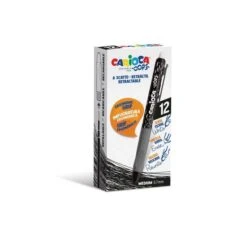 CAJA 12 BOLIGRAFOS OOPS CLIP NEGRO CARIOCA 43043 01 -tienda EPSON 43043 01 pic 2