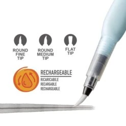 BOLSA WATER BRUSH PINCEL ACUARELABLE 3 UDS CARIOCA 43170 7 BOLSA WATER BRUSH PINCEL ACUARELABLE 3 UDS CARIOCA 43170 -tienda EPSON 43170 pic 3