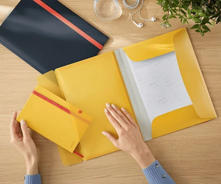 CARPETA 3 SOL. COSY MOBILE C BOLS AMARILLO LEITZ 46190019 3 CARPETA 3 SOL. COSY MOBILE C BOLS AMARILLO LEITZ 46190019 - Imagen 3