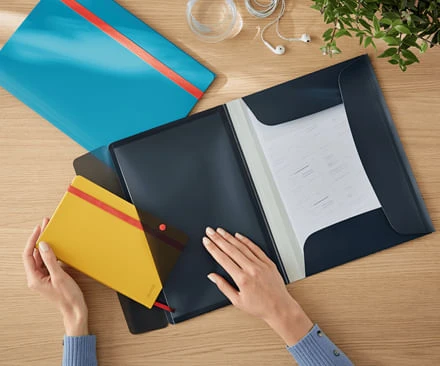 CARPETA 3 SOL. COSY MOBILE C BOLS GRIS LEITZ 46190089 3 CARPETA 3 SOL. COSY MOBILE C BOLS GRIS LEITZ 46190089 - Imagen 3