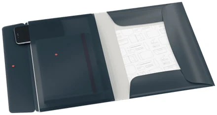 CARPETA 3 SOL. COSY MOBILE C BOLS GRIS LEITZ 46190089 4 CARPETA 3 SOL. COSY MOBILE C BOLS GRIS LEITZ 46190089 - Imagen 4