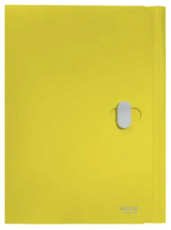 CARPETA POLIPROPILENO 3 SOLAPAS Y CIERRE BROCHE GIRATORIO A4 RECYCLE AMARILLO LEITZ 46220015 -tienda EPSON 46220015 pic 2