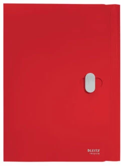 CARPETA POLIPROPILENO 3 SOLAPAS Y CIERRE BROCHE GIRATORIO A4 RECYCLE ROJO LEITZ 46220025 -tienda EPSON 46220025 pic 2