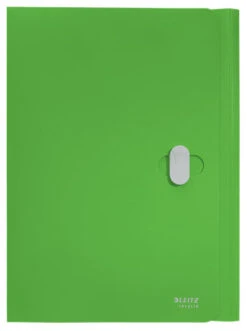 CARPETA POLIPROPILENO 3 SOLAPAS Y CIERRE BROCHE GIRATORIO A4 RECYCLE VERDE LEITZ 46220055 -tienda EPSON 46220055 pic 2