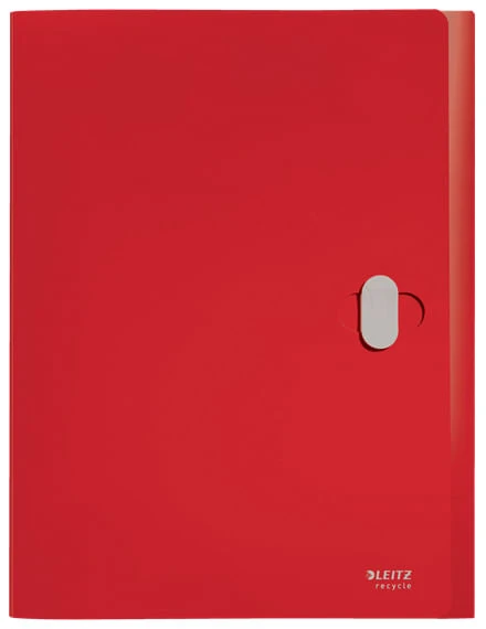 CARPETA POLIPROPILENO DE PROYECTOS 38MM Y CIERRE BROCHE GIRATORIO A4 RECYCLE ROJO LEITZ 46230025 3 CARPETA POLIPROPILENO DE PROYECTOS 38MM Y CIERRE BROCHE GIRATORIO A4 RECYCLE ROJO LEITZ 46230025 - Imagen 3
