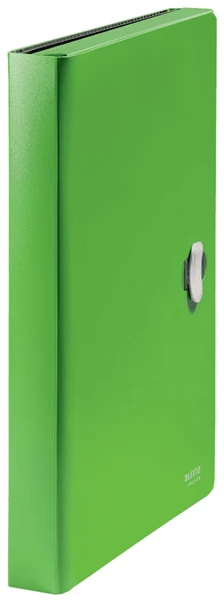 CARPETA POLIPROPILENO ACORDEON 5 POSICIONESBOLSILLO FRONTAL BROCHE GIRATORIO A4 RECYCLE VERDE LEITZ 46240055