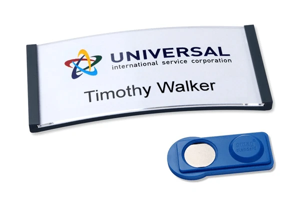 CAJA 10 PORTANOMBRES POLAR BADGE ANTRACITA CON IMANï½30 X 65 MM AVERY 4835G-M 1 CAJA 10 PORTANOMBRES POLAR BADGE ANTRACITA CON IMANï½30 X 65 MM AVERY 4835G-M