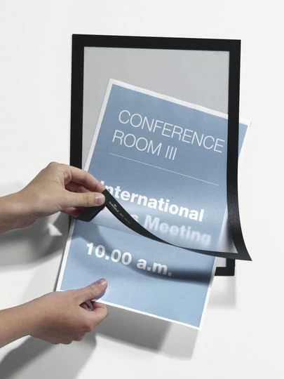 BLISTER 2 MARCO AUTOADHESIVO MAGNETICO DURAFRAME A4 NEGRO DURABLE 4872-01 5 BLISTER 2 MARCO AUTOADHESIVO MAGNETICO DURAFRAME A4 NEGRO DURABLE 4872-01 - Imagen 5